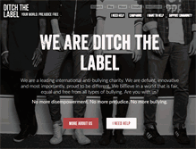 Tablet Screenshot of ditchthelabel.org